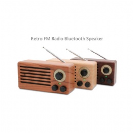 Micro Sd / TF Card FM Radio Retro Bluetooth Wireless Speaker MR3013